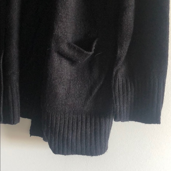 H&M Black open front cardigan with pockets - Picture 2 of 4